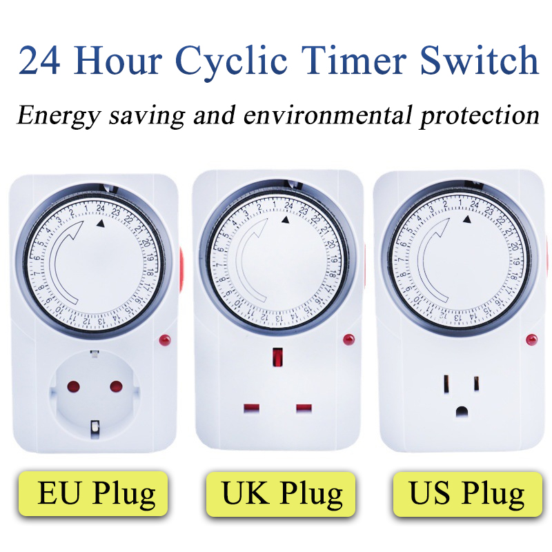 Kitchen Appliances Uk - مفتاح مؤقت دوري 24 ساعة، مؤقت