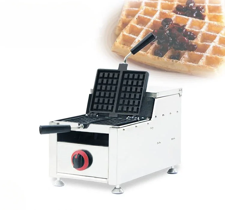 Waffle Iron Belgian - ماكينة الوافل البلجيكية للغاز مكواة الوافل