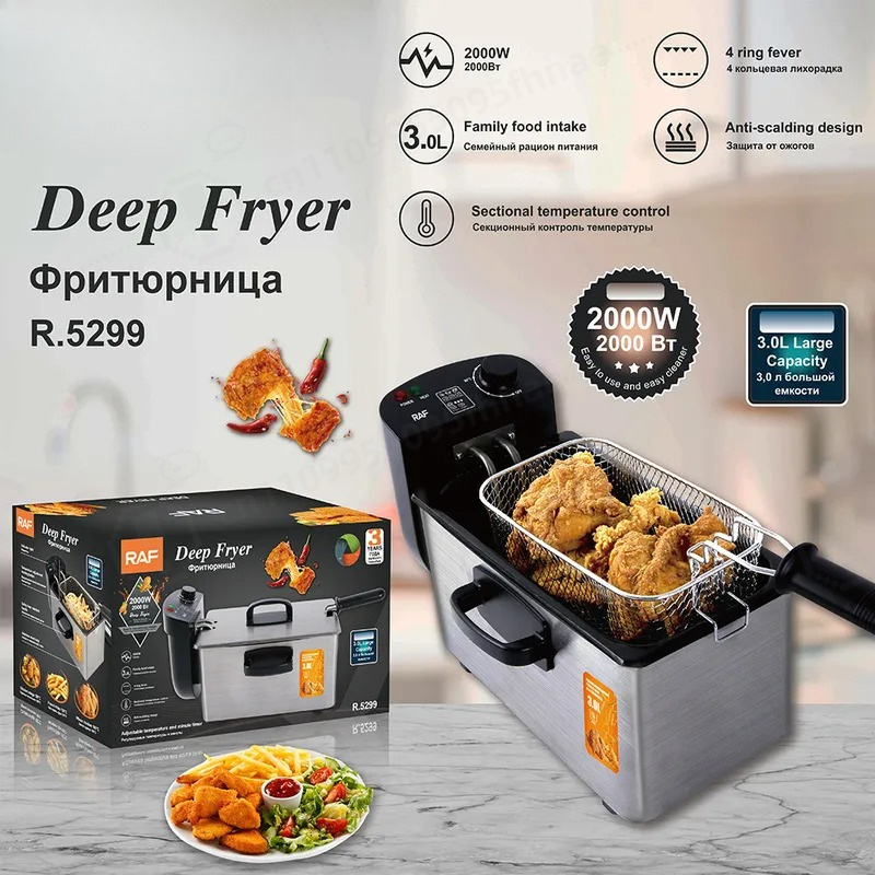 Kitchen Appliances Commercial - مقلاة كهربائية صغيرة للاستخدام المنزلي والتجاري،