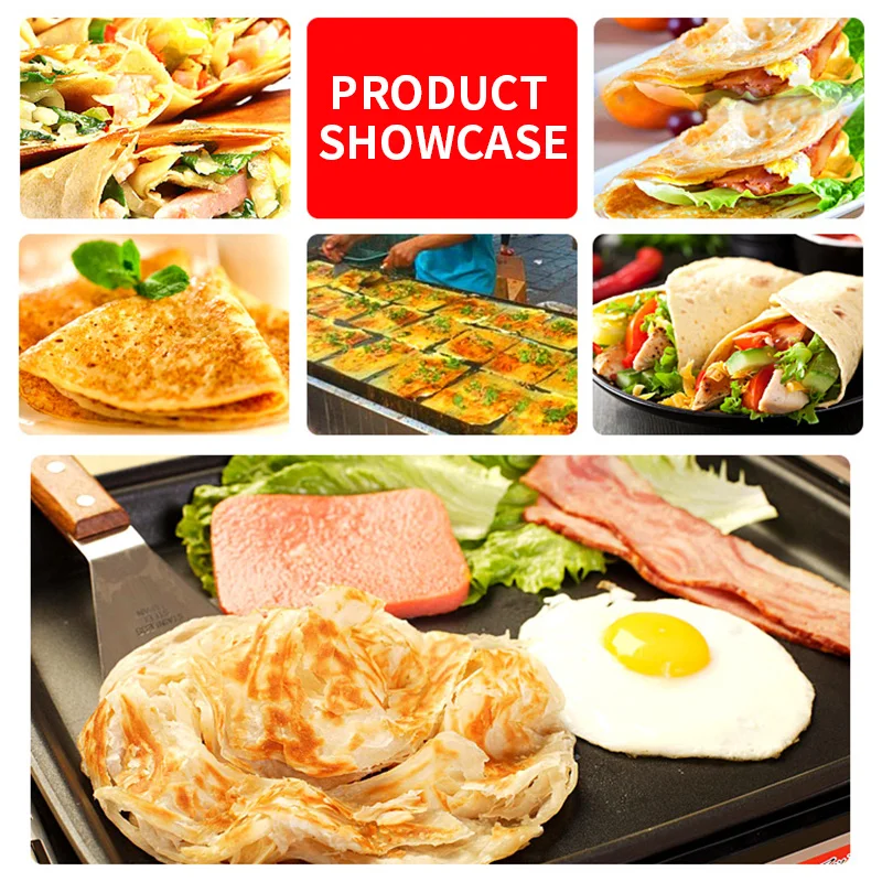 مقلاة كهربائية دوارة يدوية لصن - مراجعة Electric Griddle Pancake وسعره