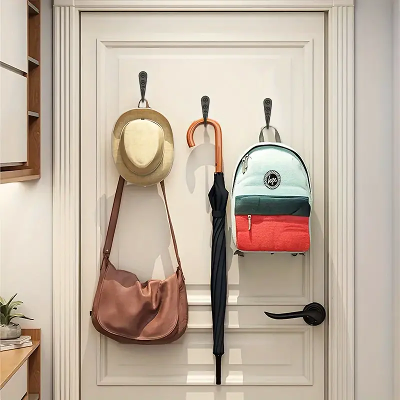 خطافات معدنية سوداء مع براغي ل - مراجعة Kitchen Appliances Rack وسعره