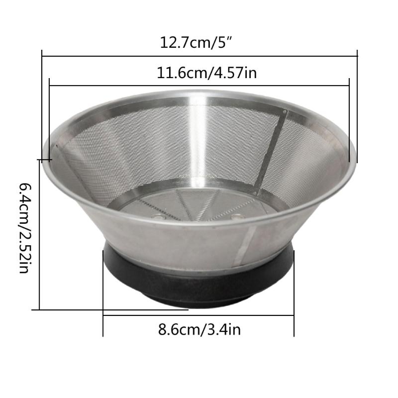 Mesh Filter Basket Machines Ma - مراجعة Kitchen Appliances Essentials وسعره