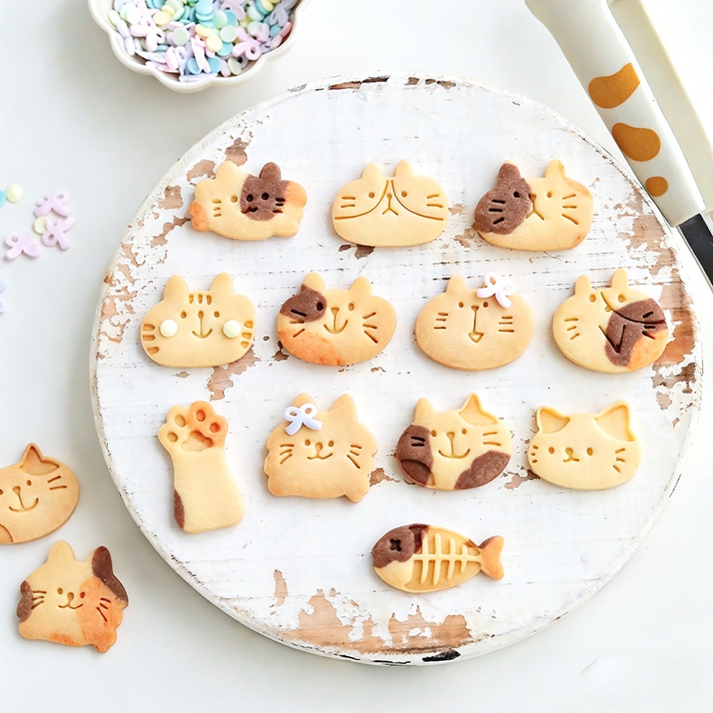 قوالب تقطيع الكوكيز على شكل قط - مراجعة Kitchen Appliances Baking وسعره