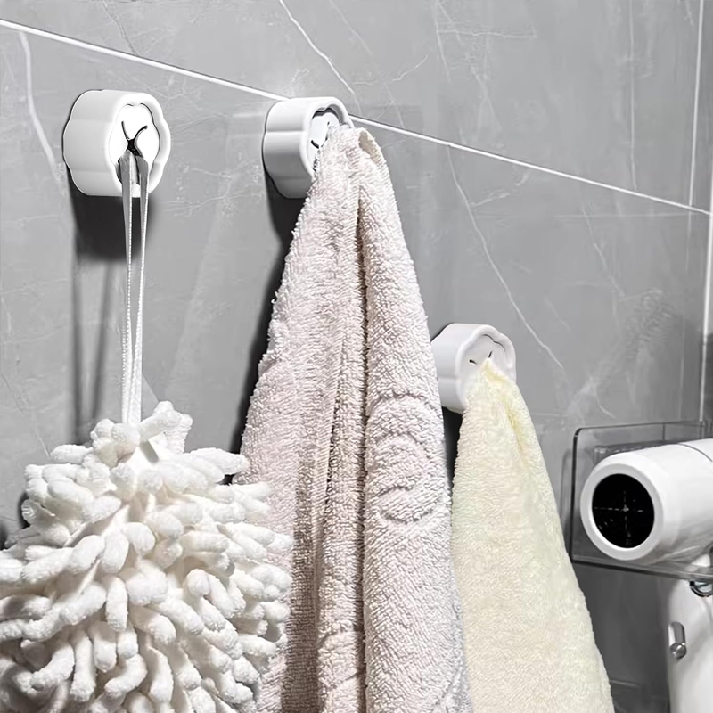 6 قطع حامل مناشف ذاتي اللصق بد - مراجعة Kitchen Appliances Rack وسعره