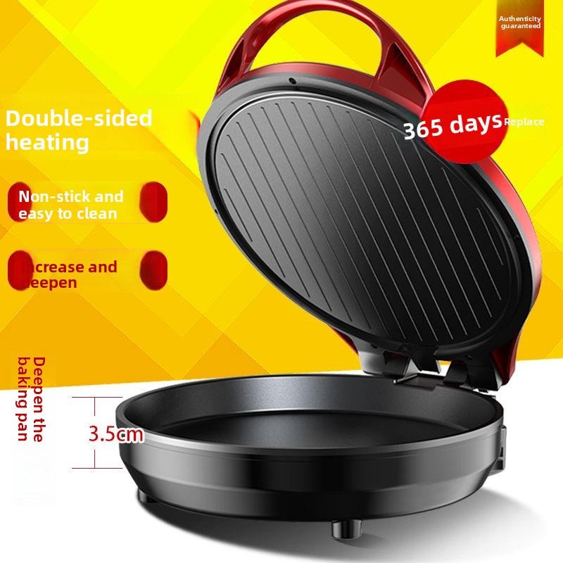 شواية كهربائية، تسخين مزدوج ال - مراجعة Electric Griddle Pancake وسعره