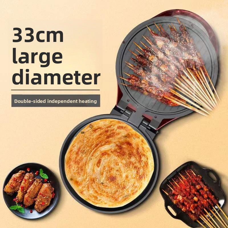 شواية كهربائية، تسخين مزدوج ال - مراجعة Electric Griddle Pancake وسعره