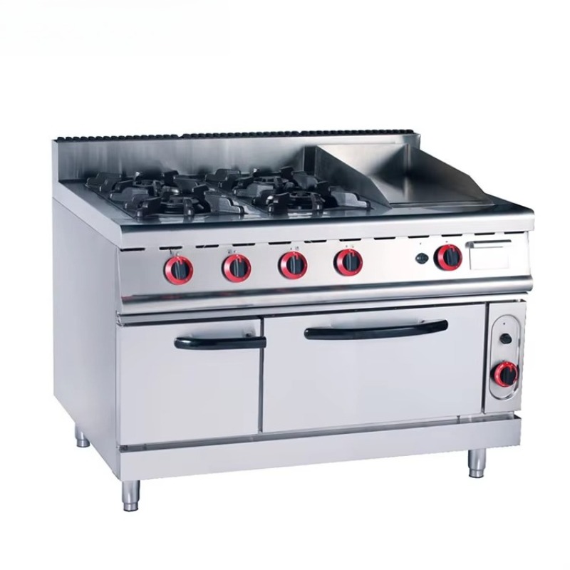 موقد غاز مع فرن متعدد الوظائف، - مراجعة Kitchen Appliances Combo وسعره