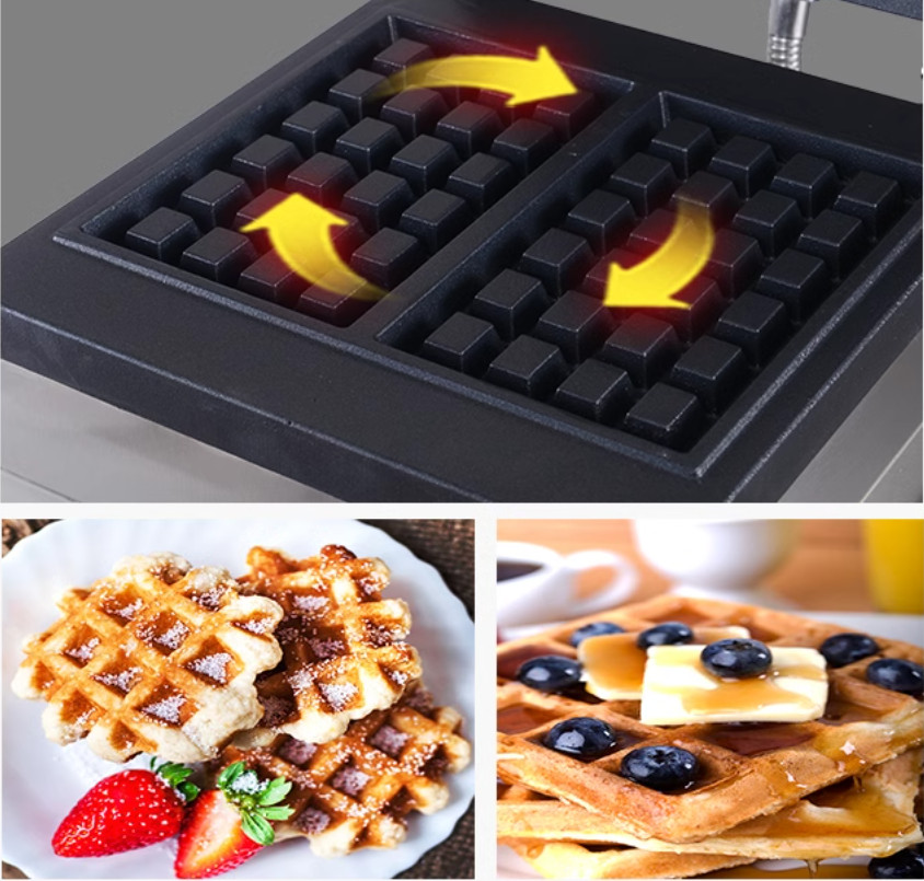 ماكينة صنع الوافل البلجيكية ال - مراجعة Waffle Iron Belgian وسعره