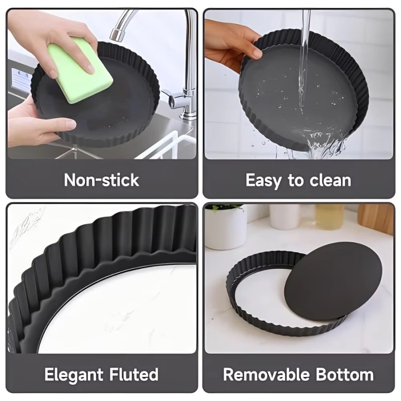 قالب تارت قابل للإزالة من الأس - مراجعة Kitchen Appliances Baking وسعره