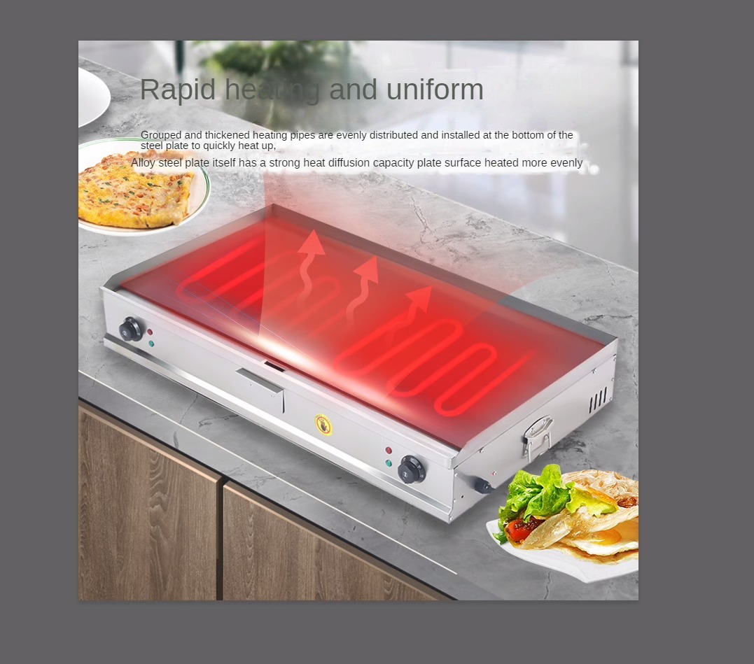 شواية كهربائية تجارية، ماكينة  - مراجعة Electric Griddle Pancake وسعره